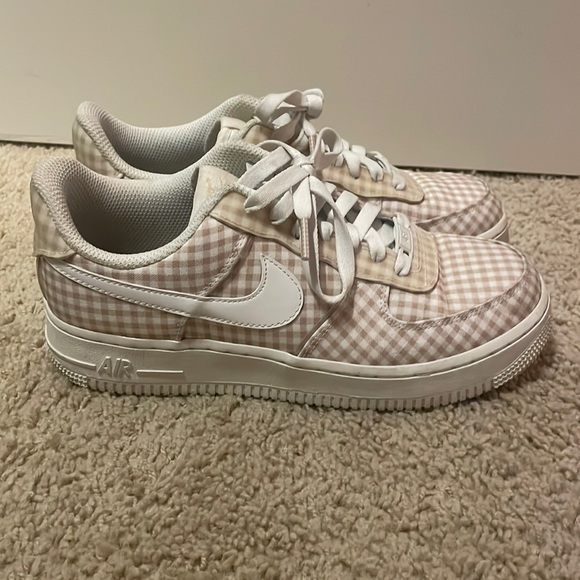 Nike Air Force 1 Low QS ‘Gingham Pack- Beige’ - Picture 1 of 2